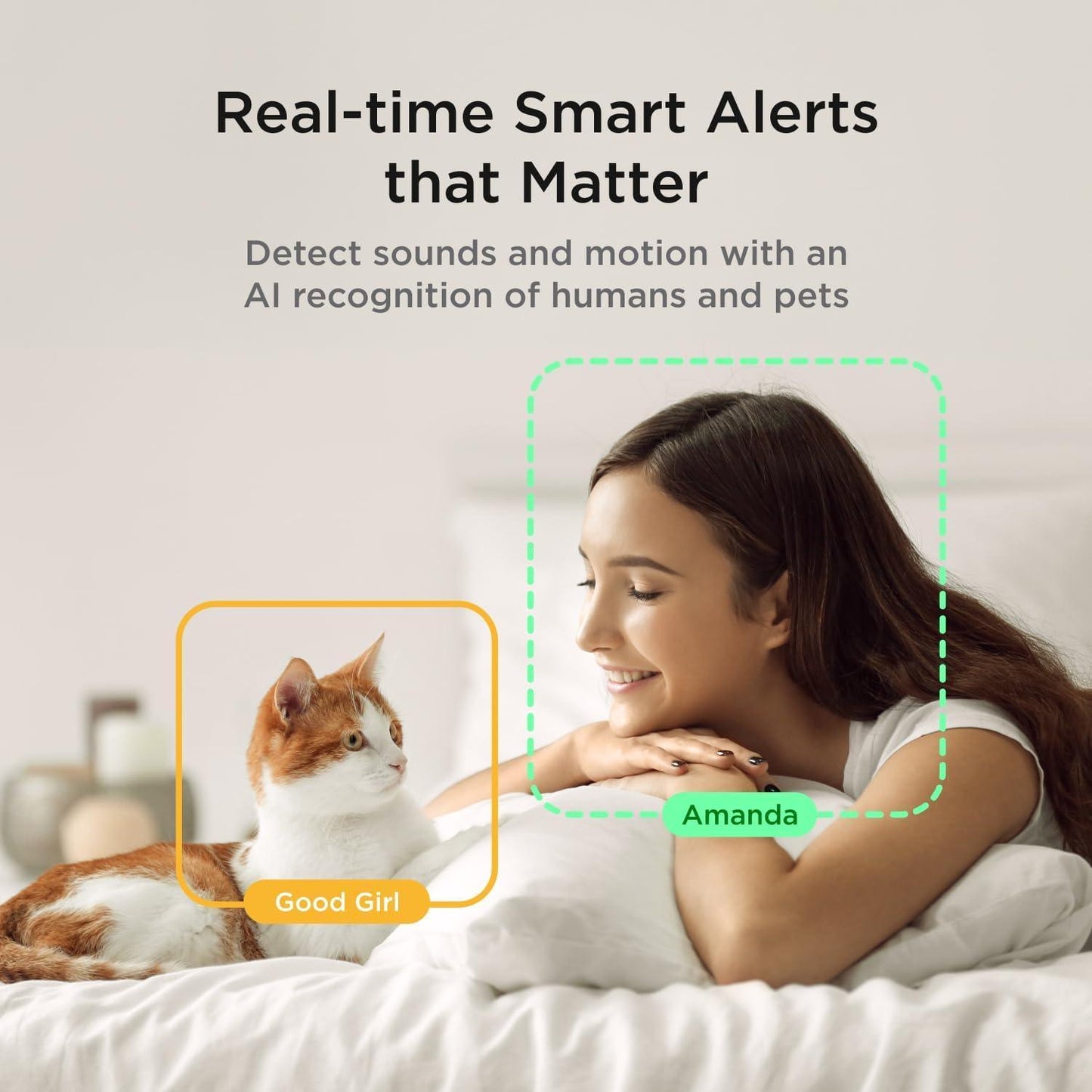 Cámara de seguridad para mascotas con Wi-Fi - Compatible con Alexa – 4Pets
