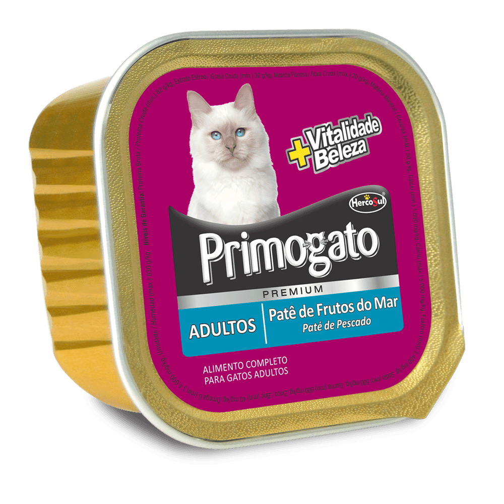 Primogato - Gatos Adultos & Pate Sabor Frutos de Mar