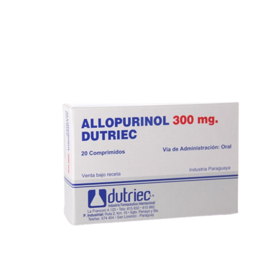 Allopurinol 300mg (20 comprimidos)