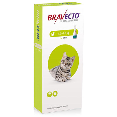 Bravecto - Gatos Antiparasitario Pipeta 1,2-2,8 kg