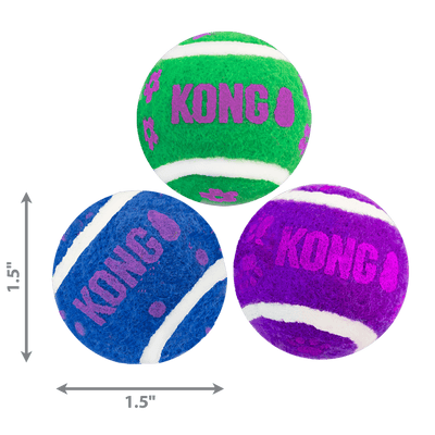 Kong - Gatos Tennis Balls w/ Bells