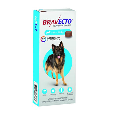Bravecto - Medicamentos para perros 20-40 kg | 4Pets