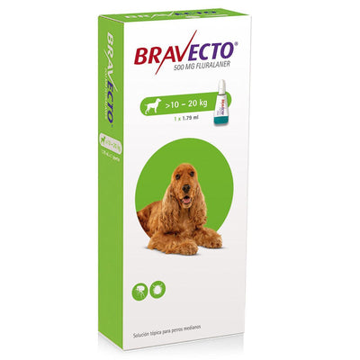 Bravecto - Perros Antiparasitario Pipeta 10-20 kg