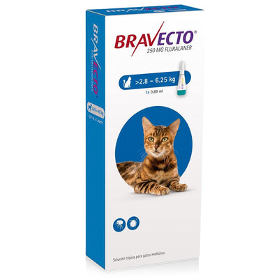 Bravecto - Gatos Antiparasitario Pipeta 2,8-6,25 kg