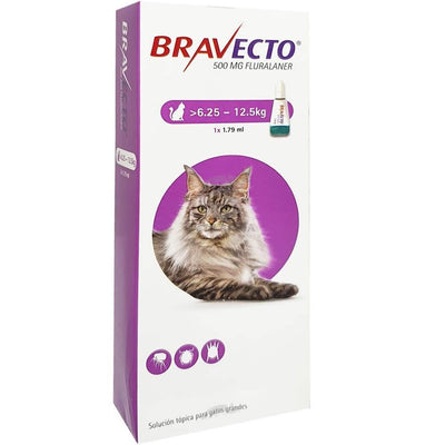 Bravecto - Gatos Antiparasitario Pipeta 6,25-12,5 kg