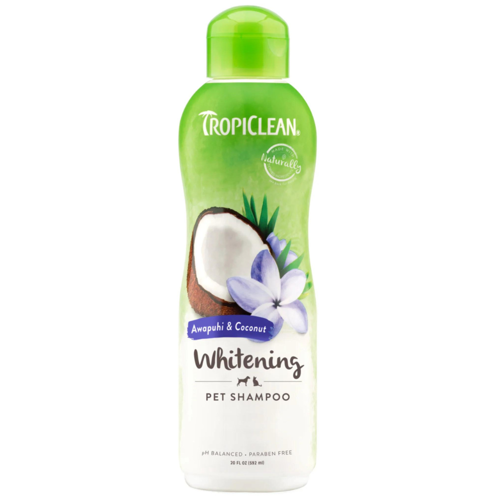 Tropiclean Shampoo Blanqueador Flor de Awapuhi y Coco 592 ml