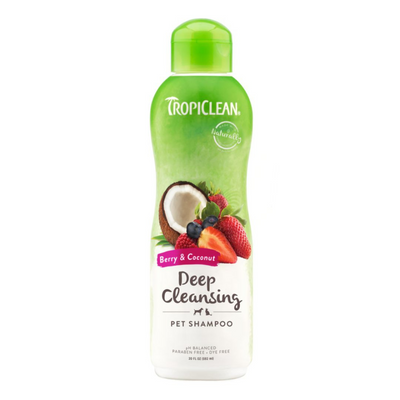 Tropiclean Shampoo Limpieza Profunda Bayas y Coco 355 ml