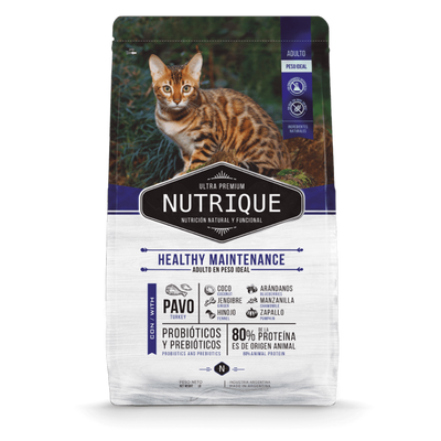 Nutrique - Gatos Adultos Peso Ideal