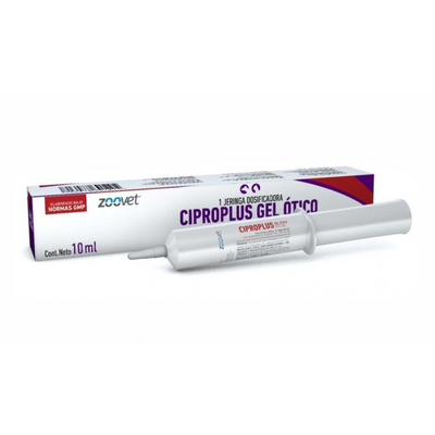 Zoovet - Ciproplus Gel Ótico