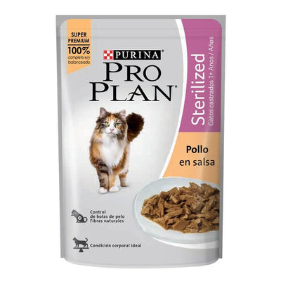 Pro Plan - Gatos Adultos Castrados - Pollo Pouch