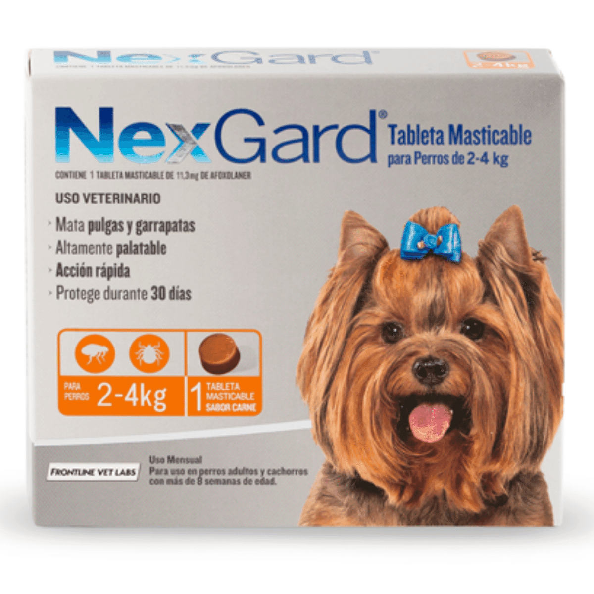 Nexgard - Perro Antiparasitario Externo 2-4 kg - Caja x 1 un.