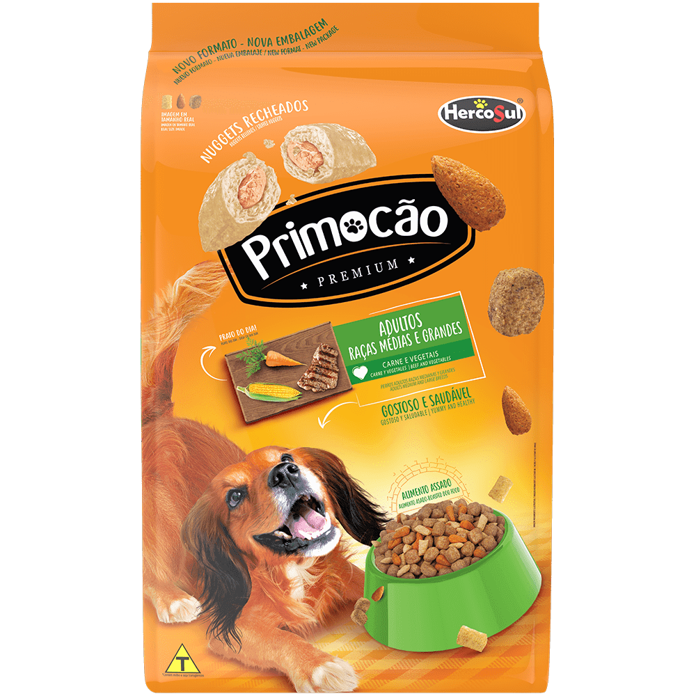 Primocao - Perros Adultos Medianos & Grandes Carne y Vegetales