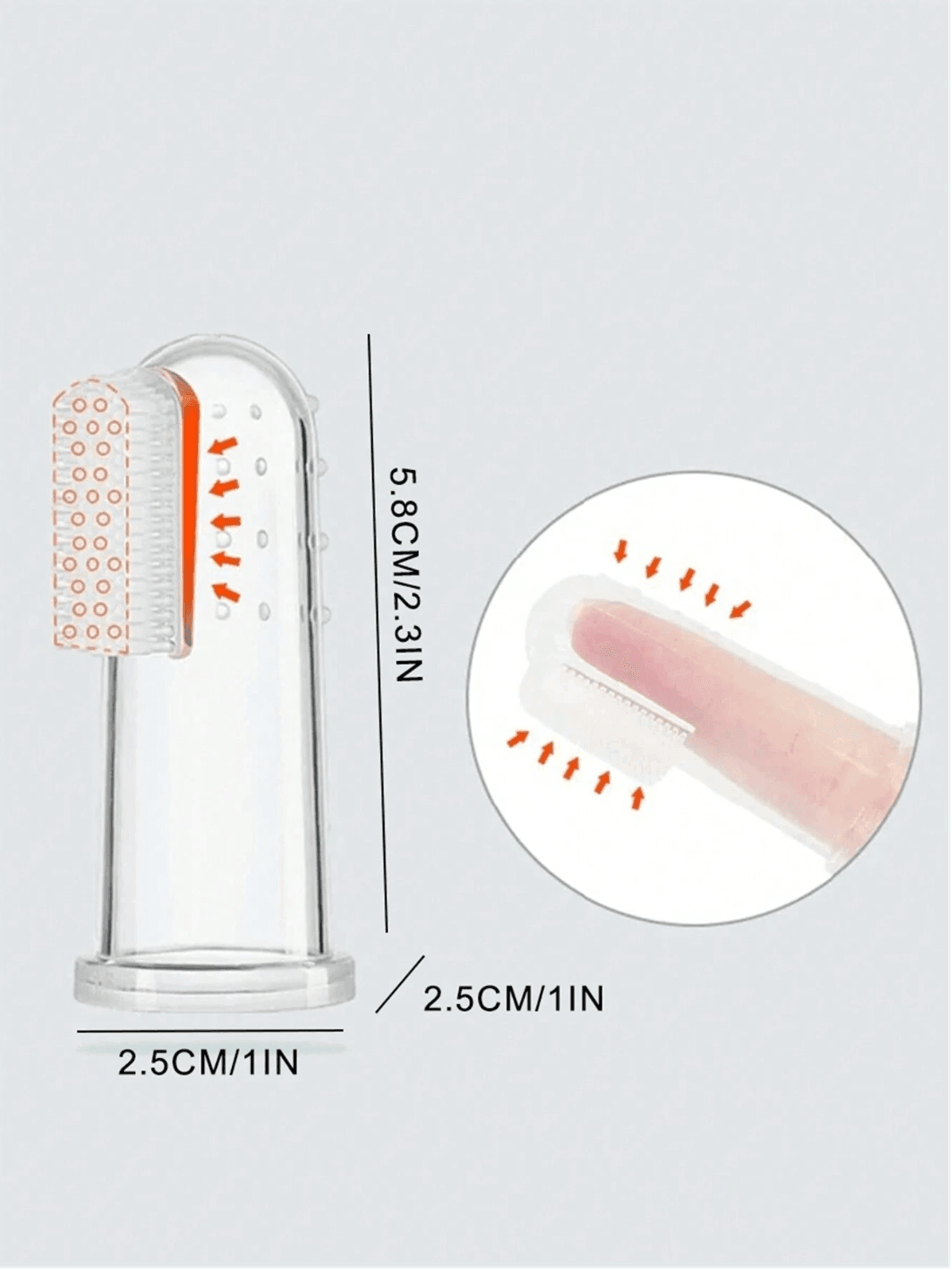 Cepillo de dientes para mascotas