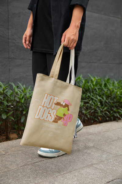 TOTE BAG 4PETS - TECKEL EDITION - HOT DOGS