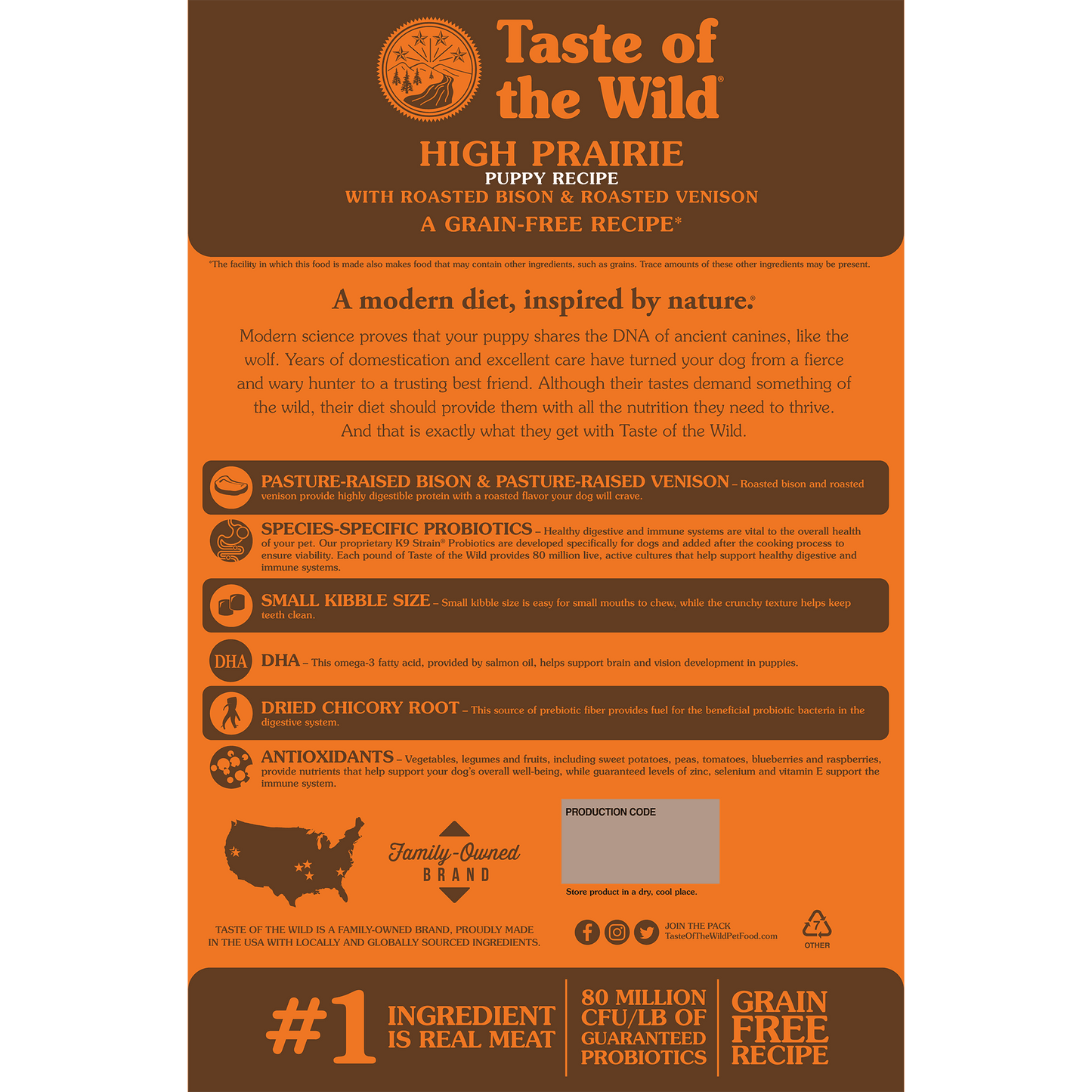 Taste of the Wild - Perros Cachorros & High Prairie