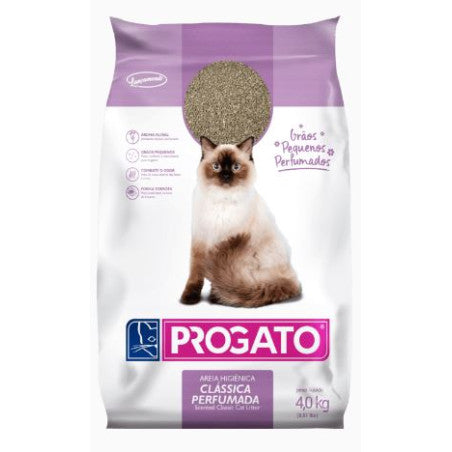 Progato - Gatos Piedra Sanitaria Clasica Granos Pequeños Perfumada