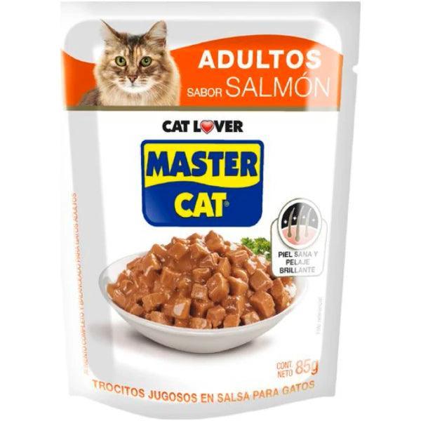 Master Cat - Trocitos Jugosos -   Sabor Salmon 500 gr