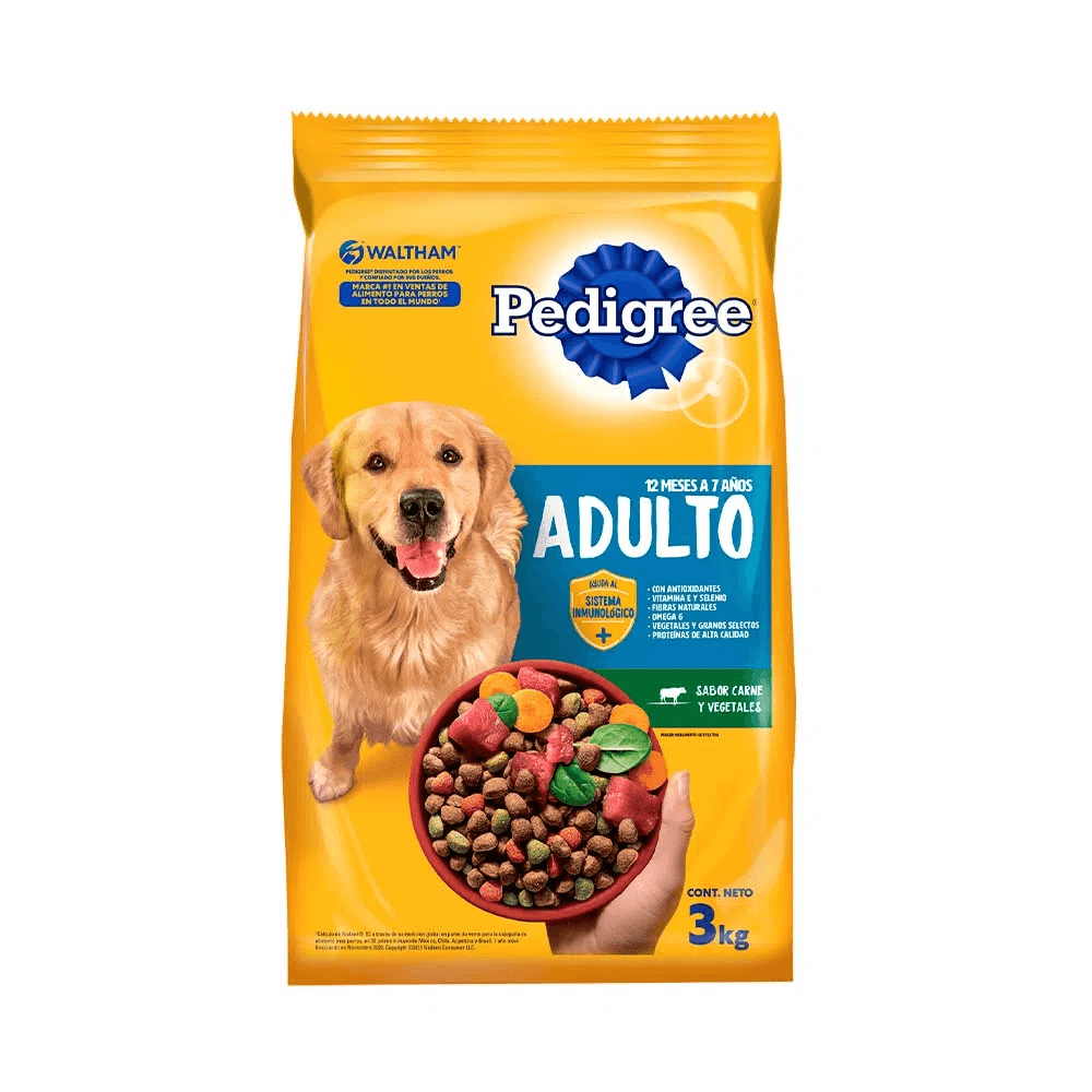 Pedigree - Perros Adultos Grandes - Carne & Vegetales