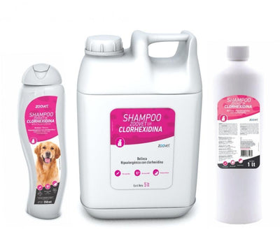 Shampoo Zoovet Con Clorhexidina Frasco