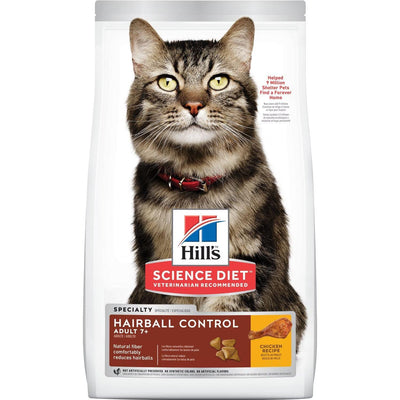 Hill's - Gatos Adultos 7+ - Hairball Control