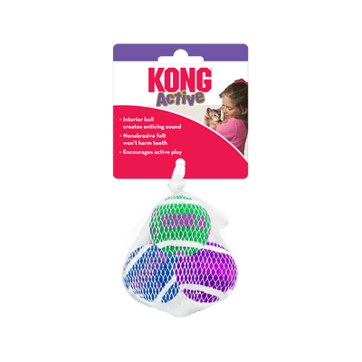 Kong - Gatos Tennis Balls w/ Bells